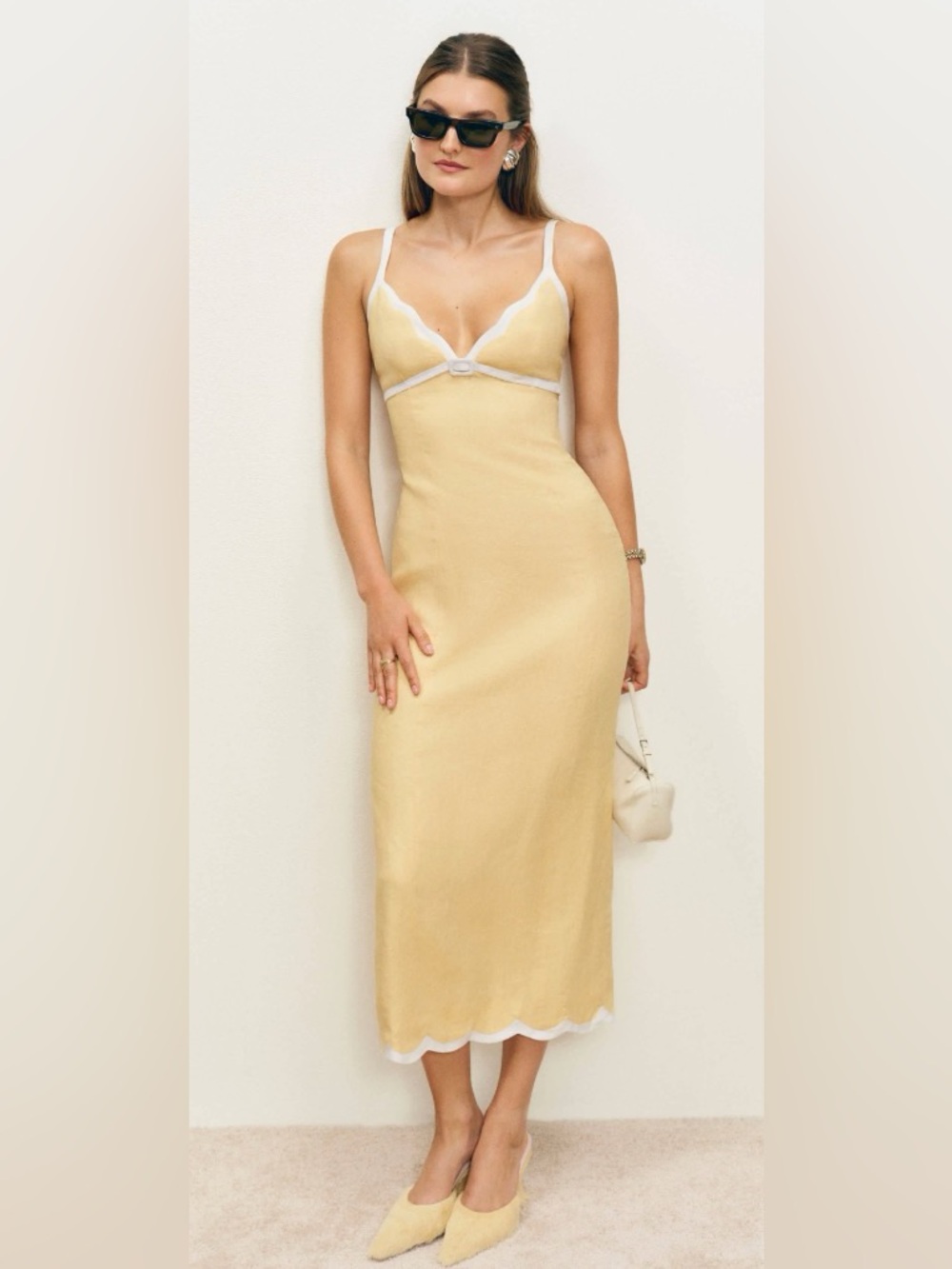 Reformation Sara Linen Dress - Picture 2 of 3